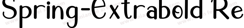 Spring-Extrabold Reg字体转换